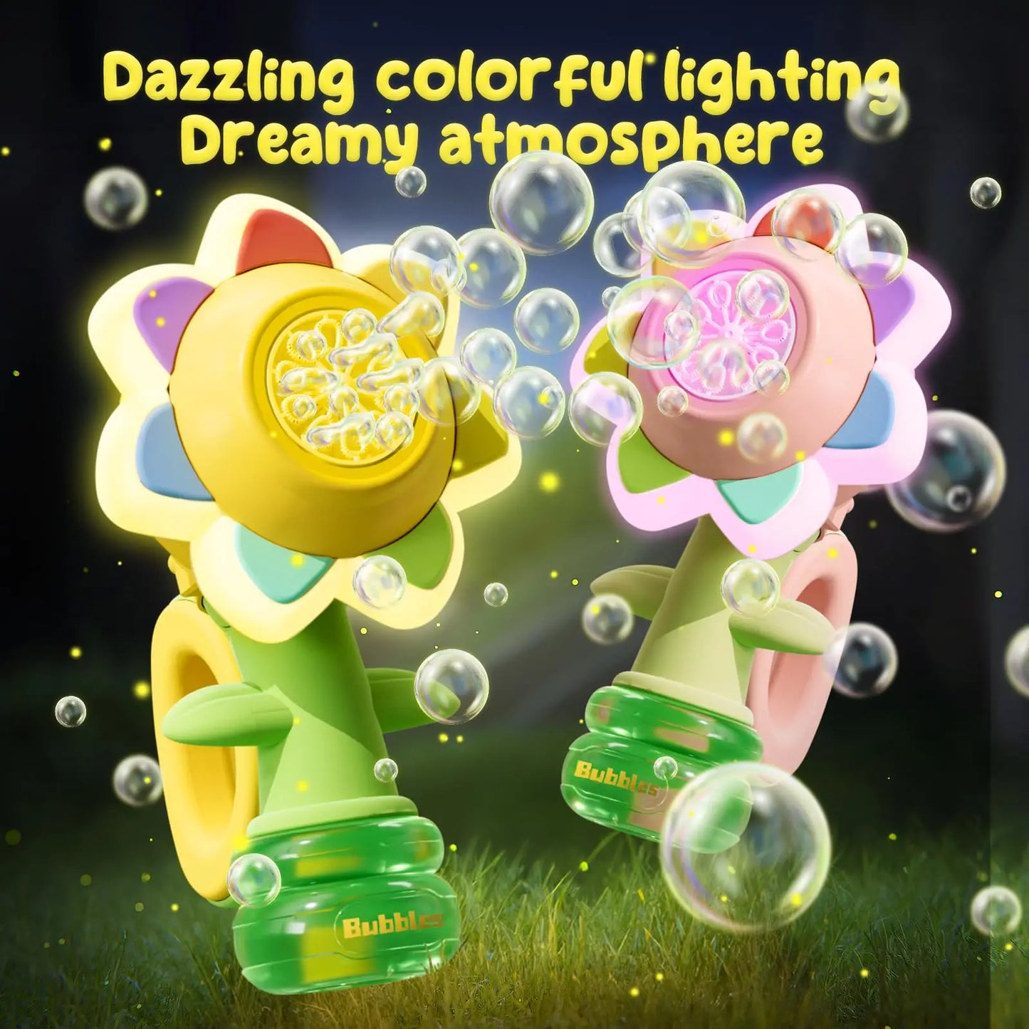 Sunflower Bubble Gun