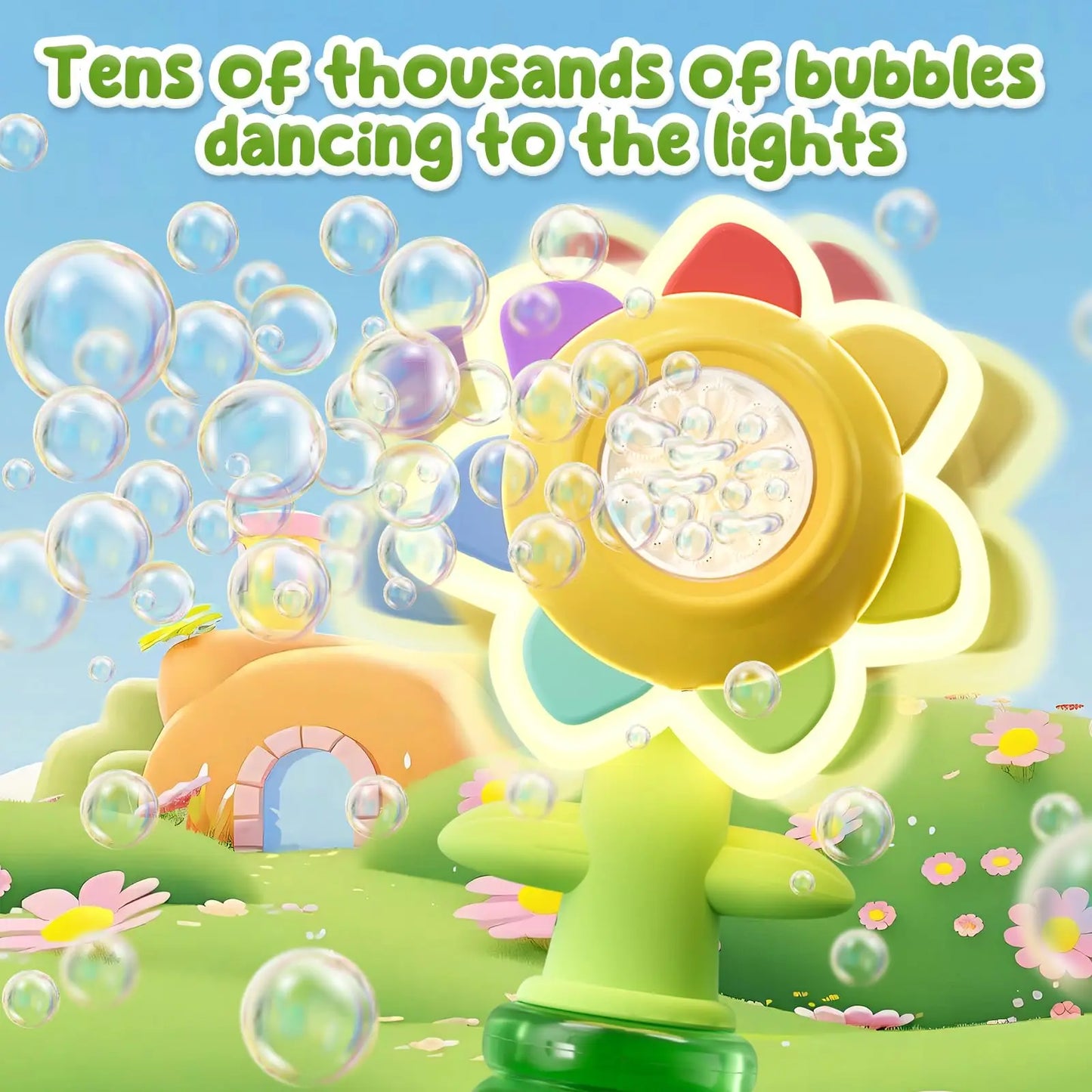 Sunflower Bubble Gun